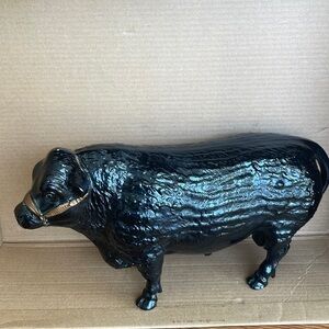Breyer late 50s black Angus bull full rough coat glossy
SuwanneeBelleVintage